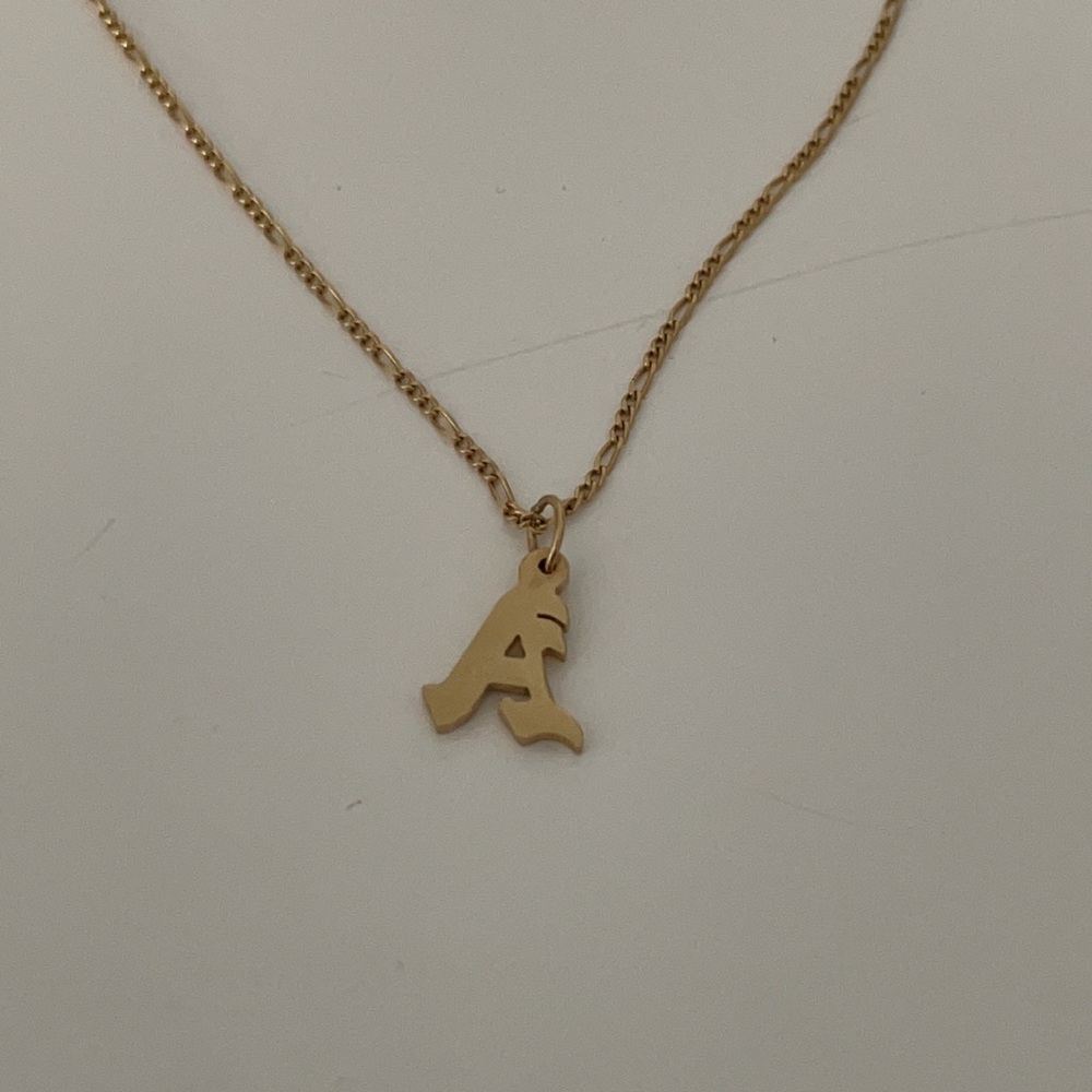 JNB Style Gothic ‘A’ necklace
